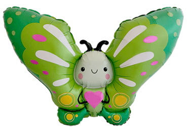 651/9 Baby Schmetterling grün 10 Stk